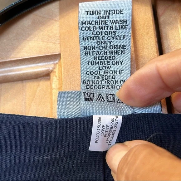 Catherines Midnight Dazzle Mesh Flyaway Dress Sz 1X Petite Navy Sparkly - Picture 10 of 10